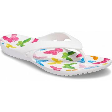 Chanclas Crocs Kadee II Printed Mujer Blancos Multicolor | Mexico 0185EBCX